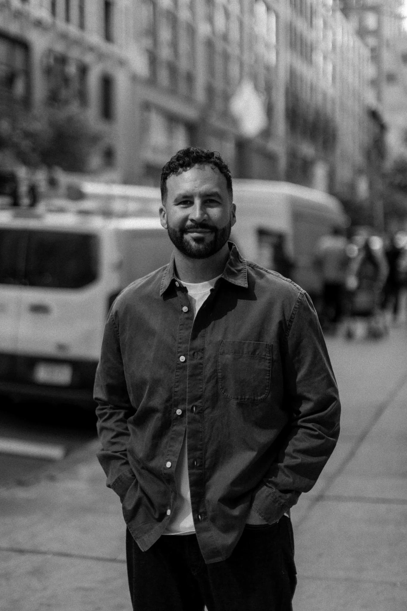 Pastor Mike on a New York City street